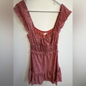 Cute pink and white dress